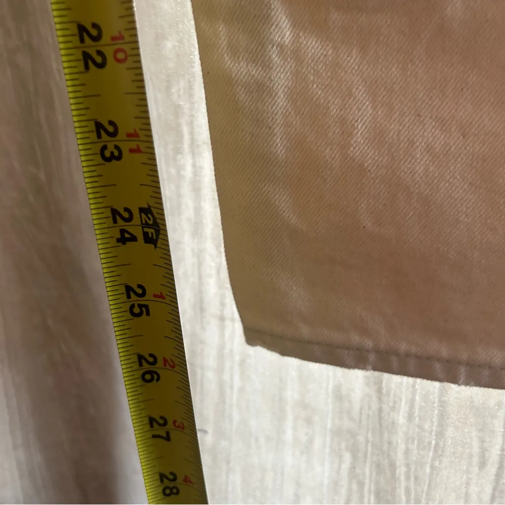 J. Crew Slouchy Boyfriend Jean Ecru Cream Beige 100% Cotton‎ NWT Size 26 (US 2) - Image 10