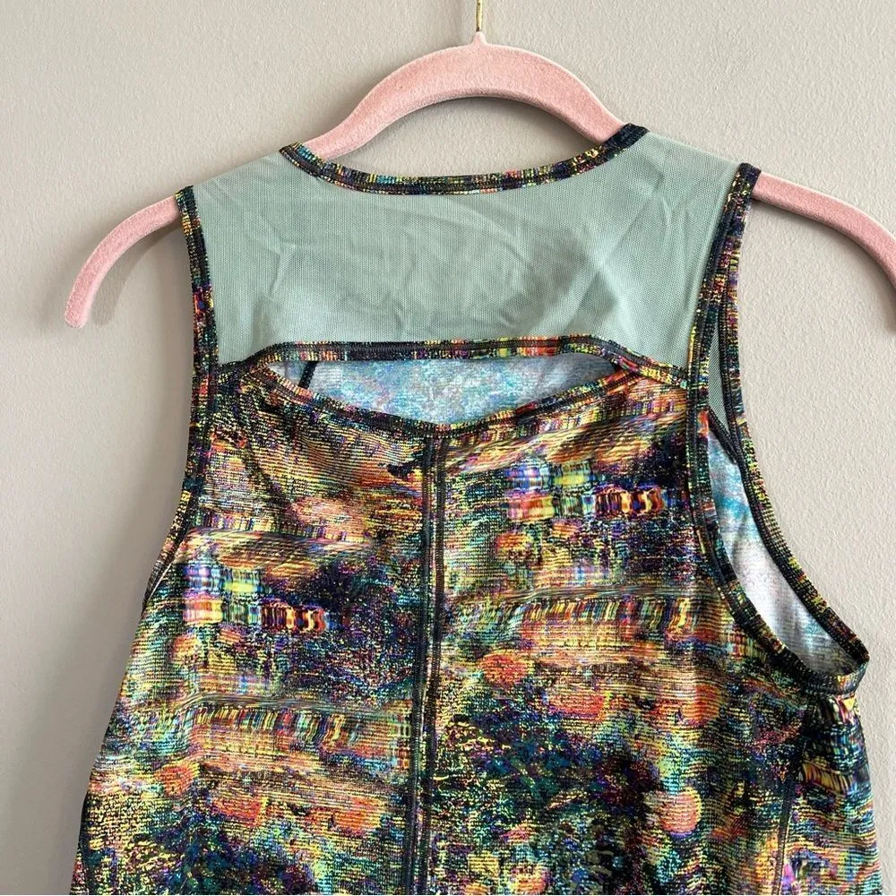 ✨ Lululemon Sculpt Tank SeaWheeze Glitch Starlight Tapestry Mesh - Image 8