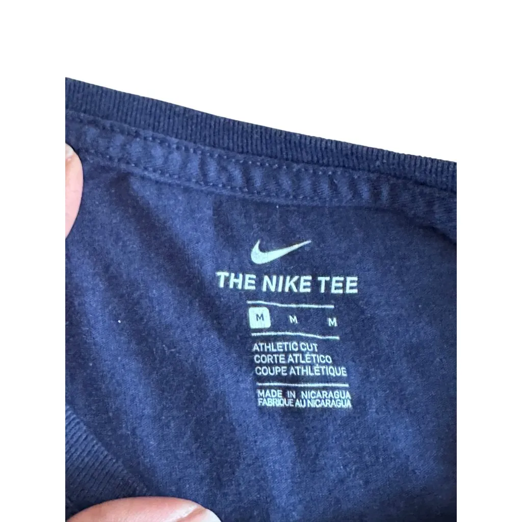 U Of M 2018 Hail To The Victors Peach Bowl Nike Jordan Michigan Wolverines Tee - Image 3