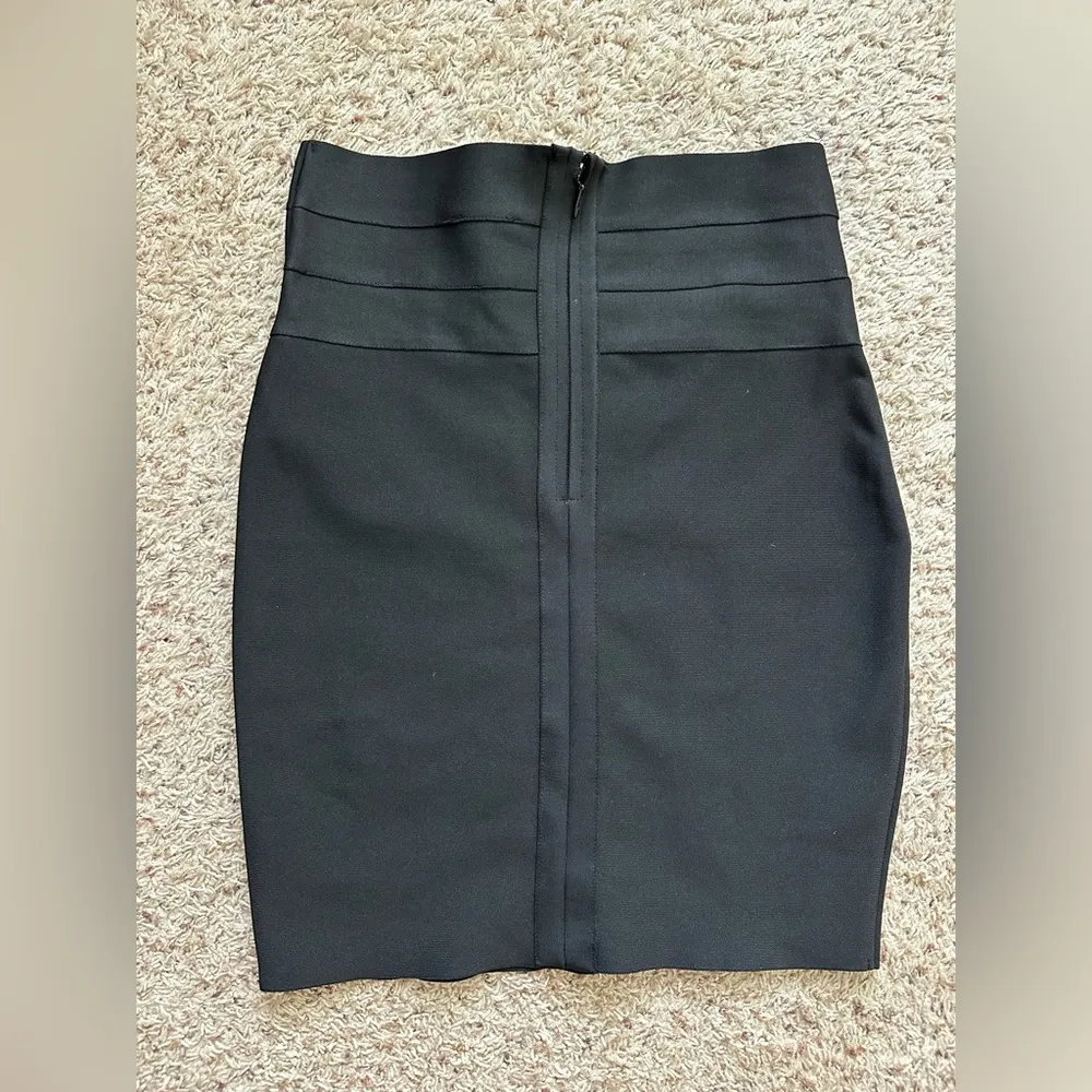 Haute Monde Bandage Bodycon Skirt Womens Large High-Waisted Knit Essentials - Image 7