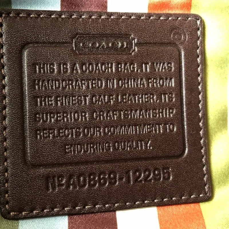 Rare Coach Large Patent Bag - Image 5
