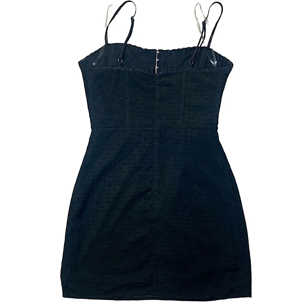• Pacsun LA Hearts lace trim corset mini dress black xsmall - Image 6