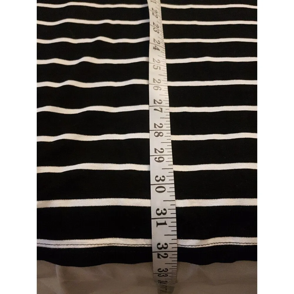 Old Navy Womens Dress Sz Small Striped Ruffle Preppy Punk Gothic Emo Skater - Image 12