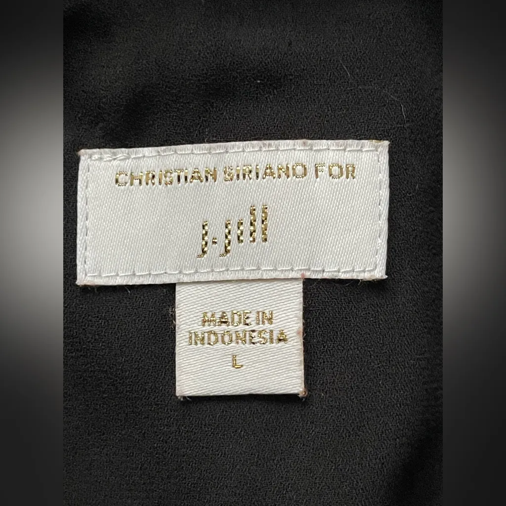 Christian Siriano Black Tie-Neck Blouse - Image 5