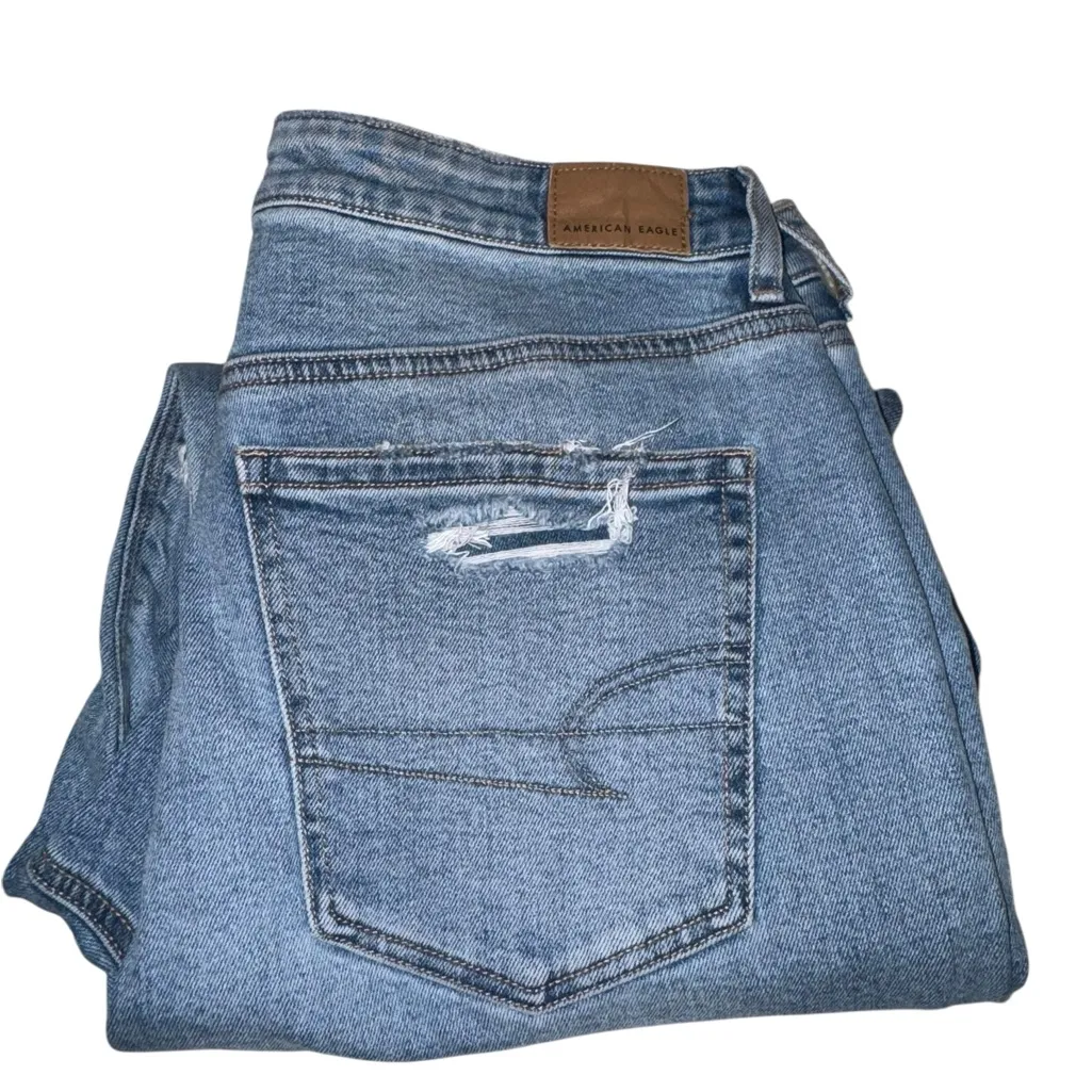 American Eagle Outfitters Relaxed Fit Distressed Denim - Image 8