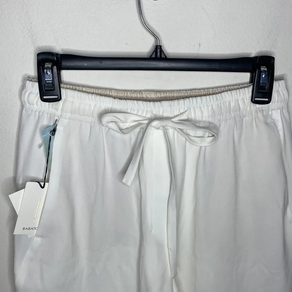 Aritzia Babaton Japanese Fabric Sergio drapey Bermuda shorts in Espace size S - Image 3