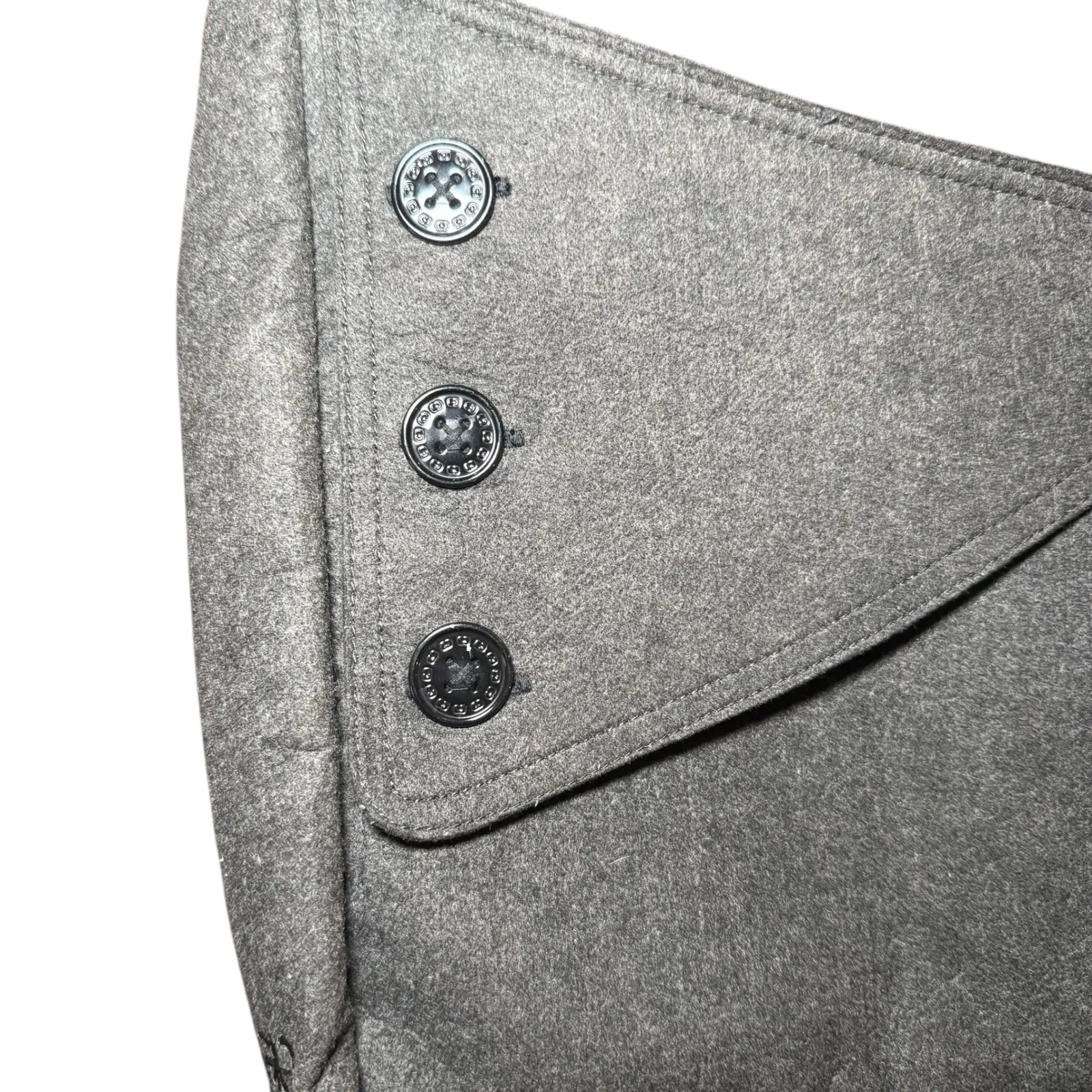 OGIO Charcoal Gray Shoulder Wool Messenger Bag Boho Casual Crossbody Everyday - Image 4