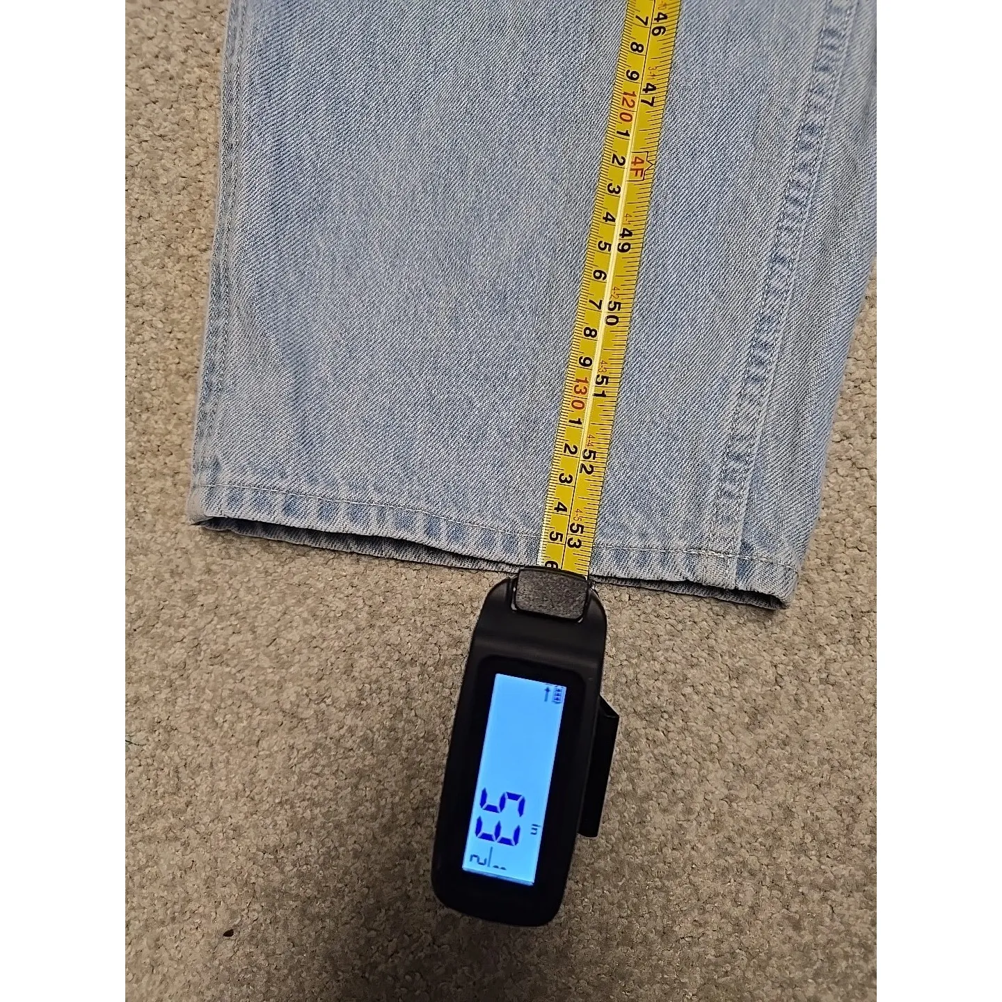 Aritzia Sundays Best Womens Overheard Light Wash Denim Carpenter Overalls NWT XL - Image 12