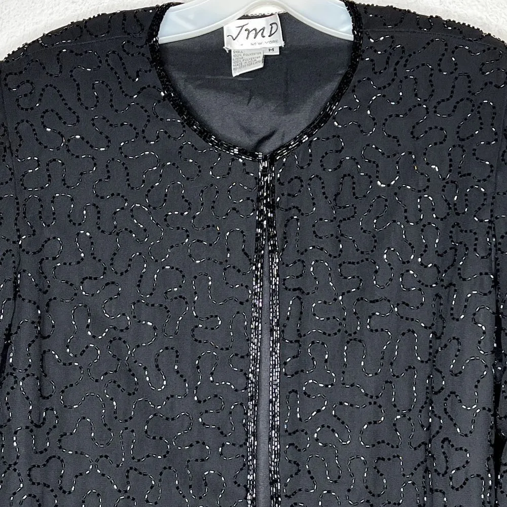 Vintage JMD Beaded Jacket Cover - Image 2