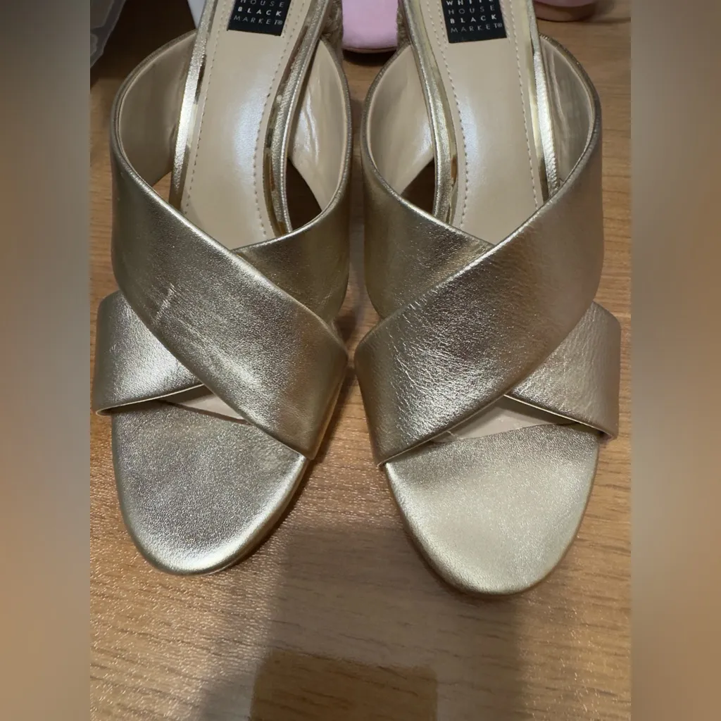 White House Black Market- Winslow Multicolor Heels size 9.5 - Image 8