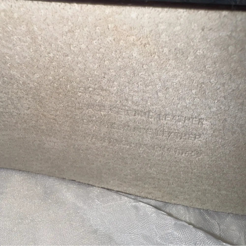 White House Black Market leather belt wide 2.5” DARK BROWN 29 - 31” EUC - Image 5