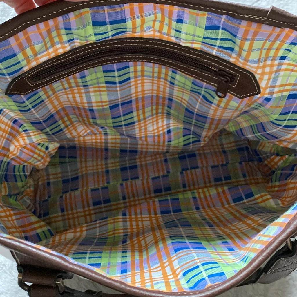 Peter Millar Traveler’s Championship Thick Canvas and Leather Tote Bag - Image 8