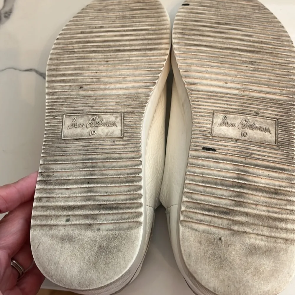 Sam Edelman white leather sneakers 👟 - Image 4