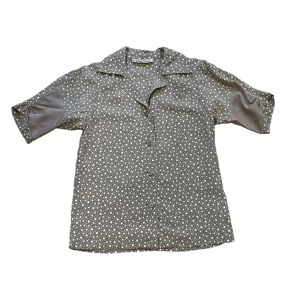 Vintage  Nouvelle Boutique Short Sleeve Button Down Blouse - Image 6