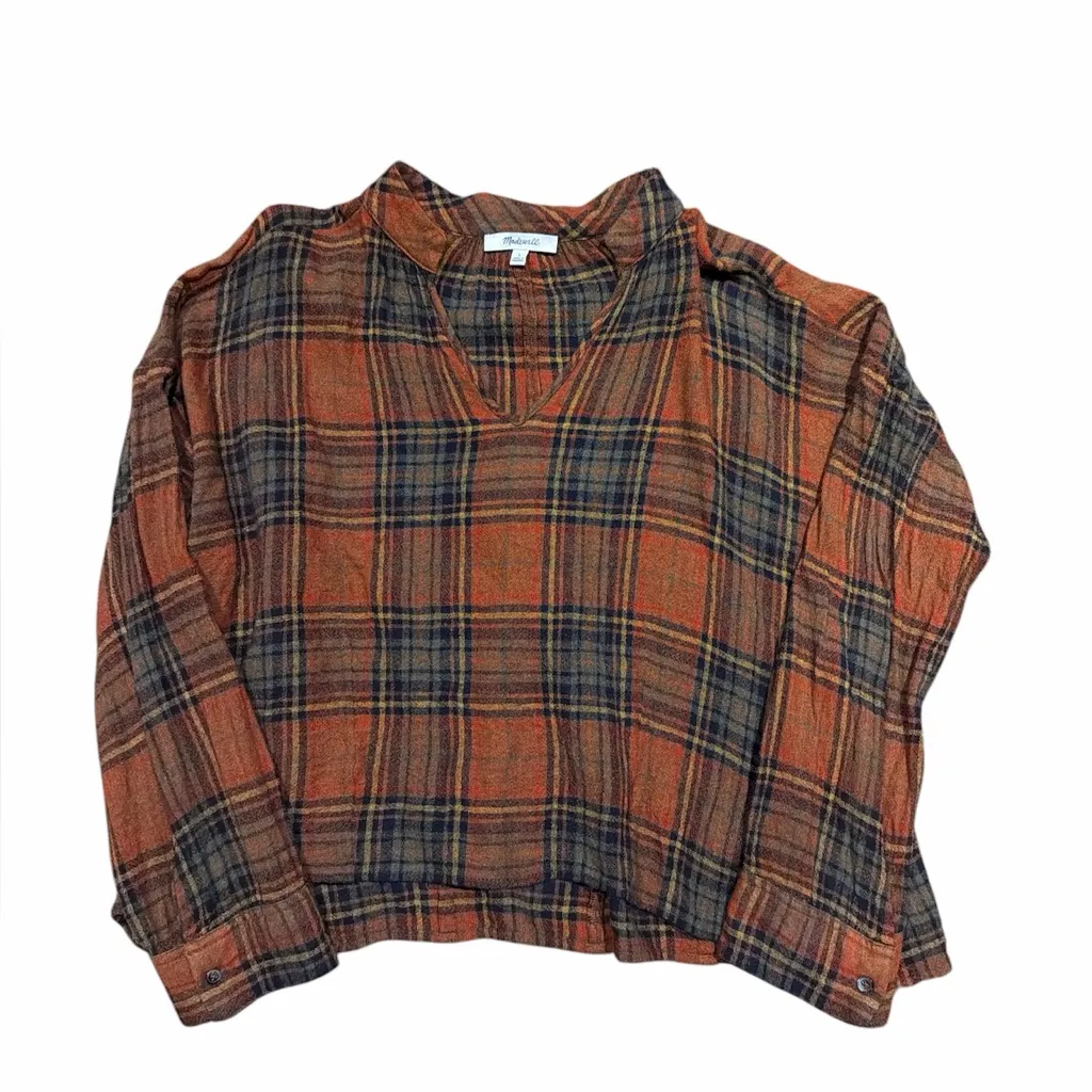 Madewell Highroad Popover Shirt in Brentford Plaid - Image 4