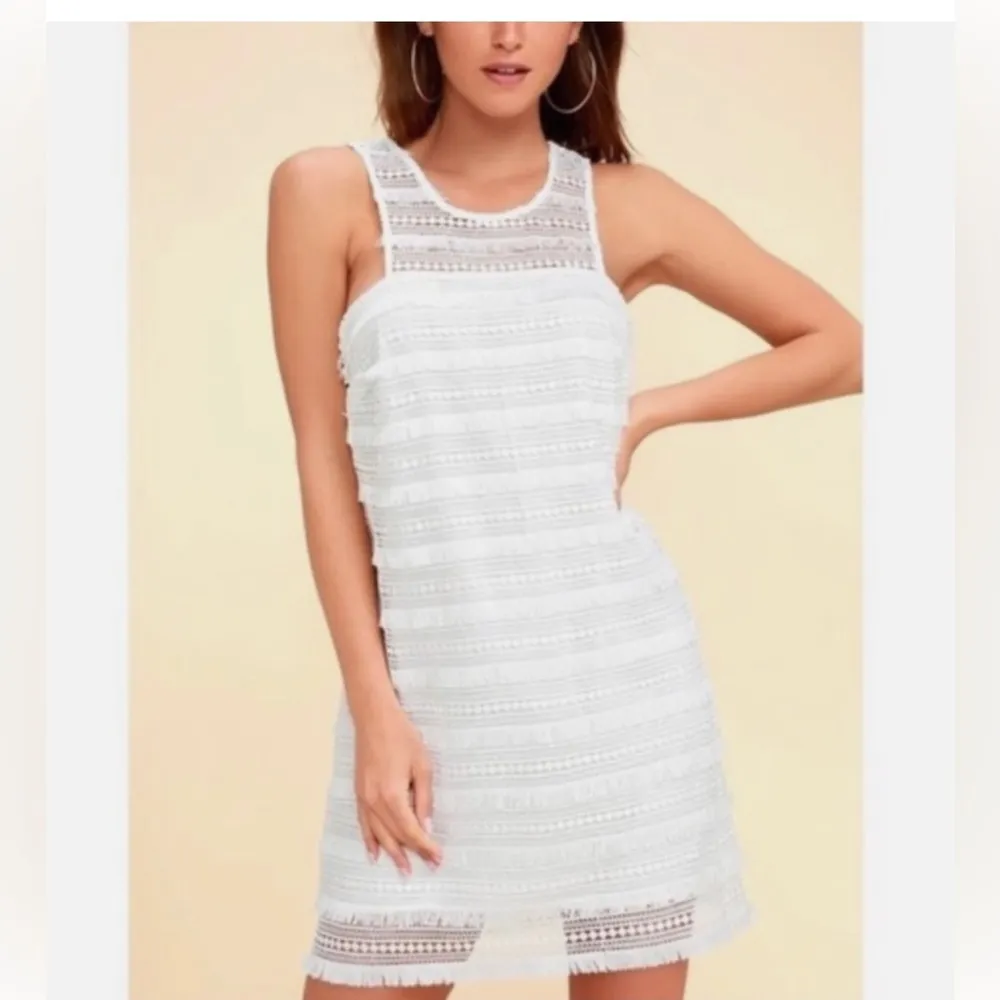 Ali & Jay Cocktails at Craigs White Fringe
Dress Mini Sheath Nordstrom‎ XS - Image 3