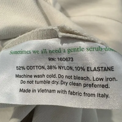 MM Lafleur The Foster Cigarette Pant-PowerStretch Bone Adjustable Hem Size‎ 2 - Image 8