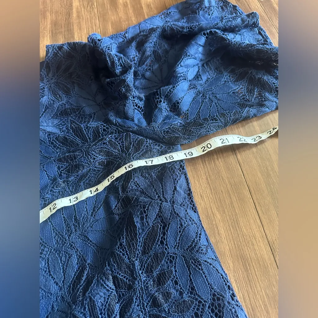 Lilly Pulitzer Jackelin Romper True Navy Fern Gallery Lace Size 10 style 30779 - Image 8