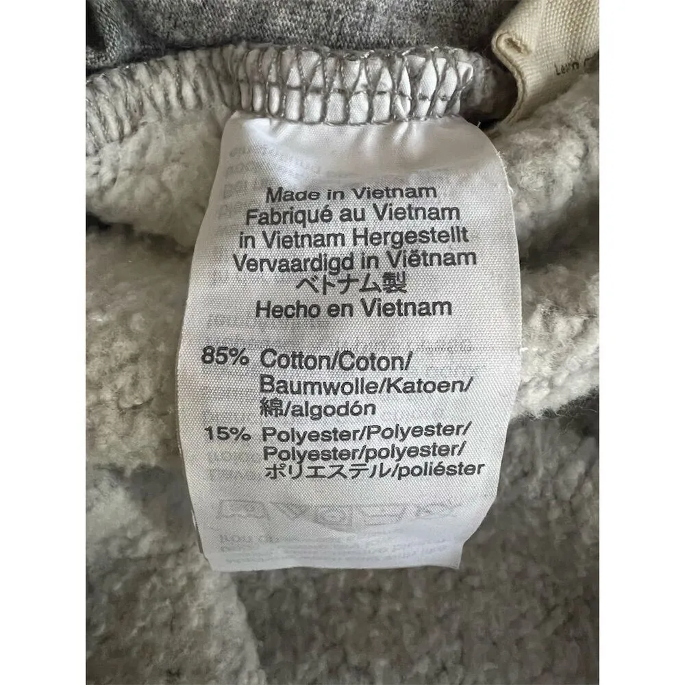 Madewell Women's Gray MWL Betterterry Crewneck Sweatshirt size XXS - Image 8