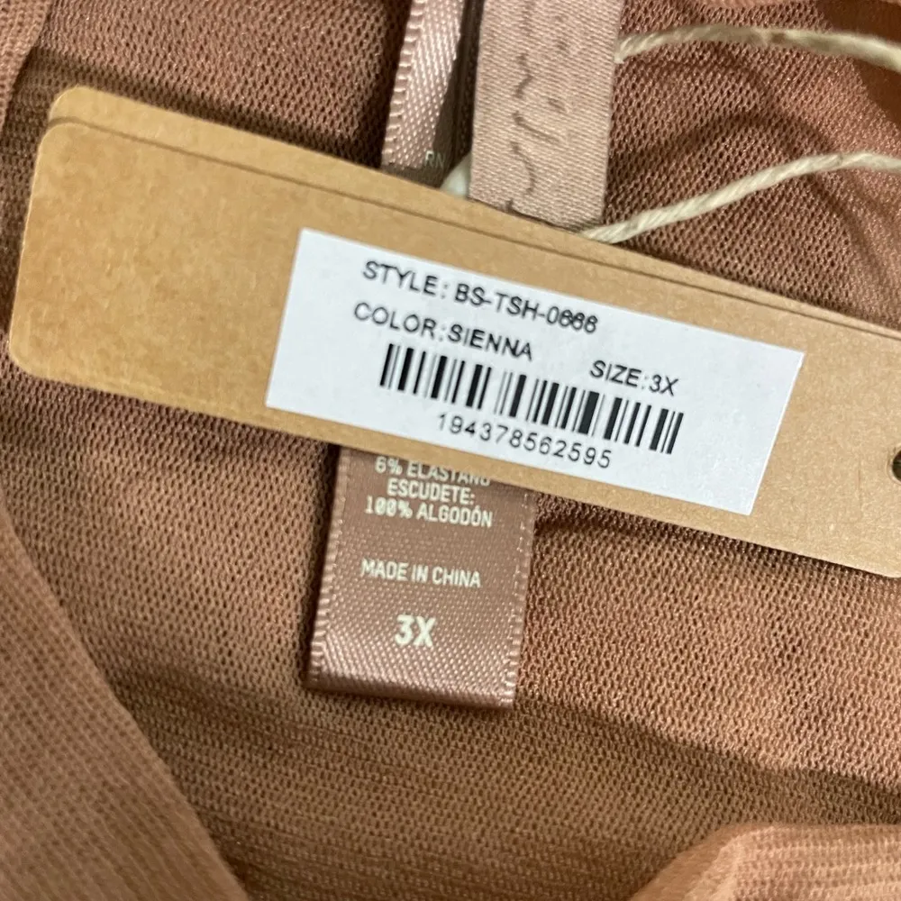 NWT Skims Summer Mesh Sheer Bodysuit in Sienna Size 3XL - Image 7