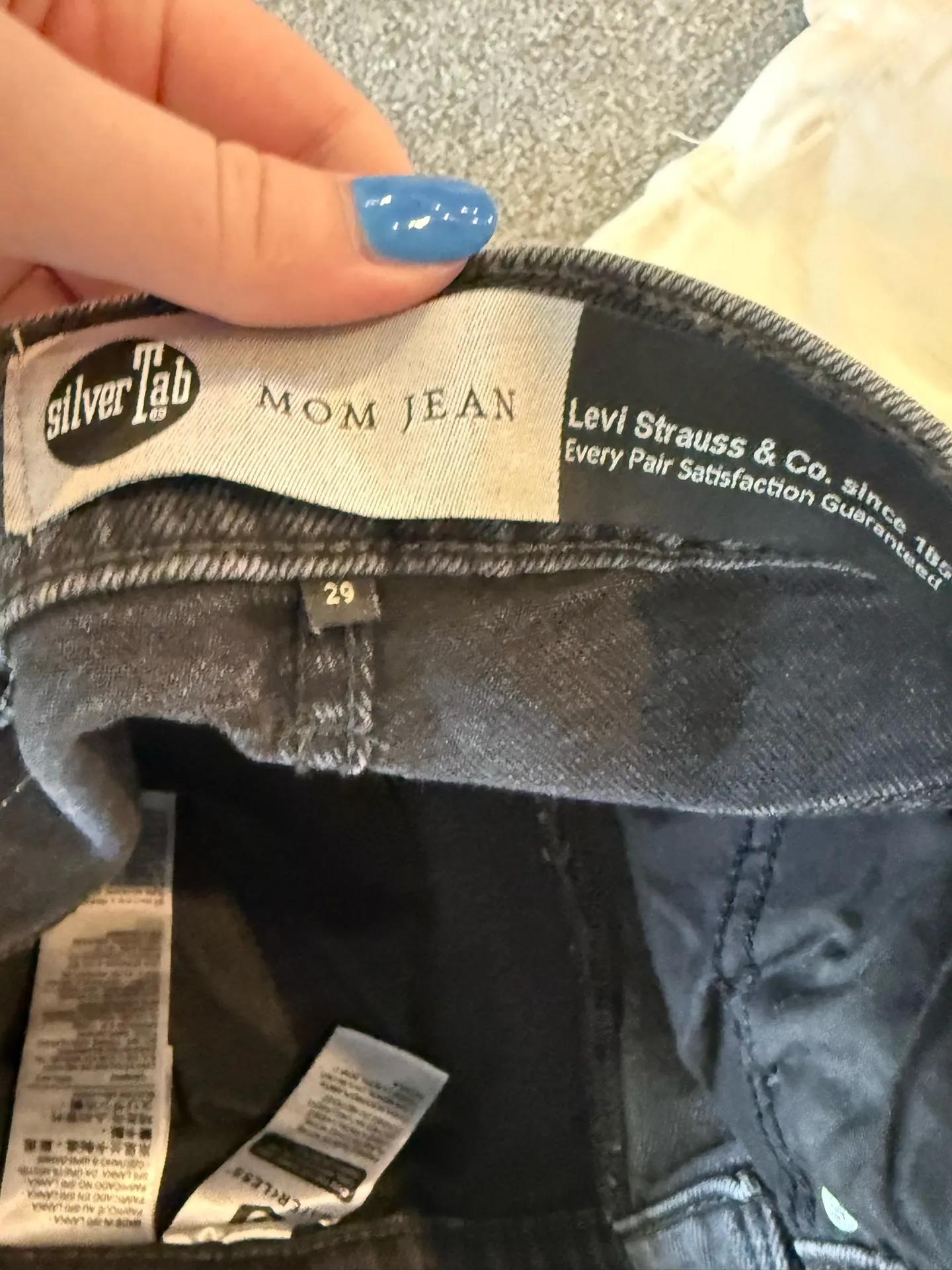 Levi’s Silver Tab Mom Jeans - Image 2