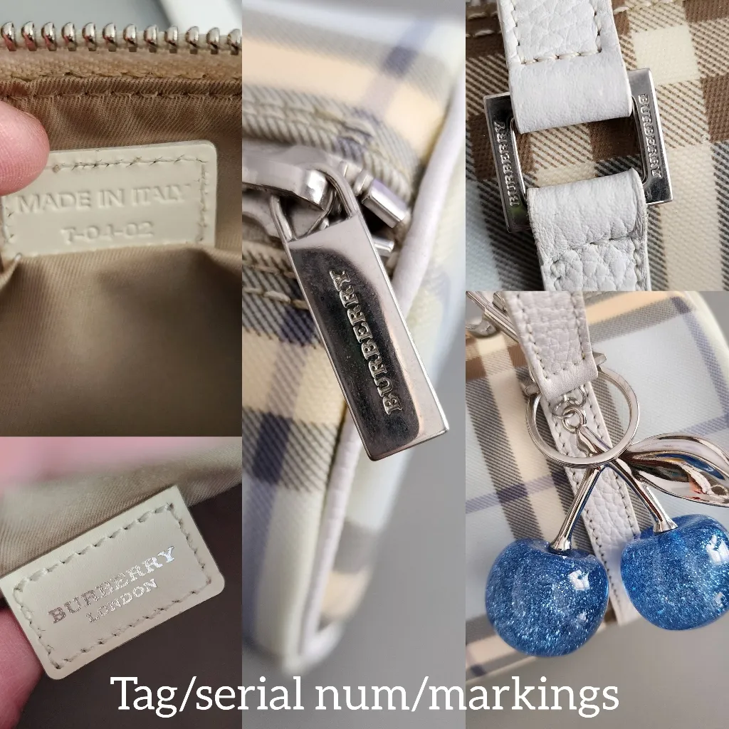 Burberry Cream and Brown Plaid Shoulder Bag - Image 3