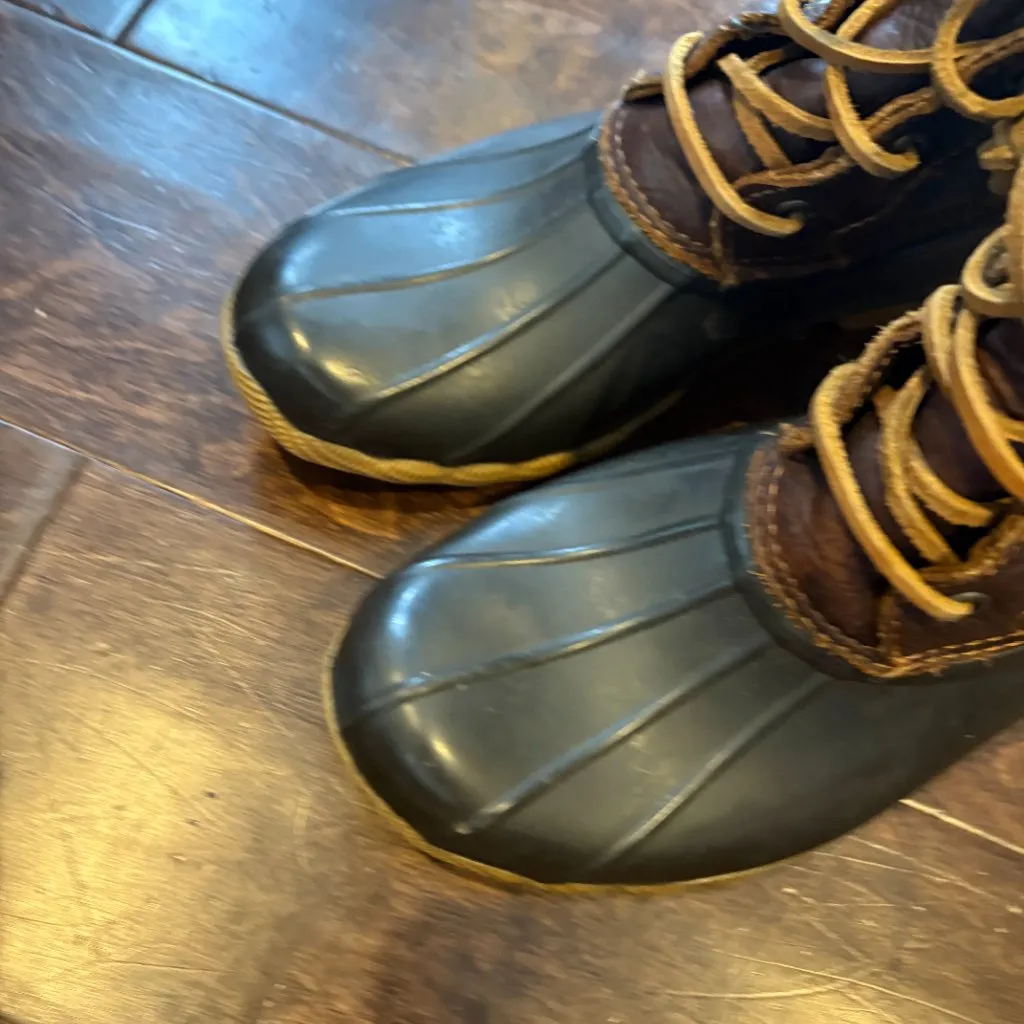 Sperry Saltwater duck boots Brown and Navy - Image 2