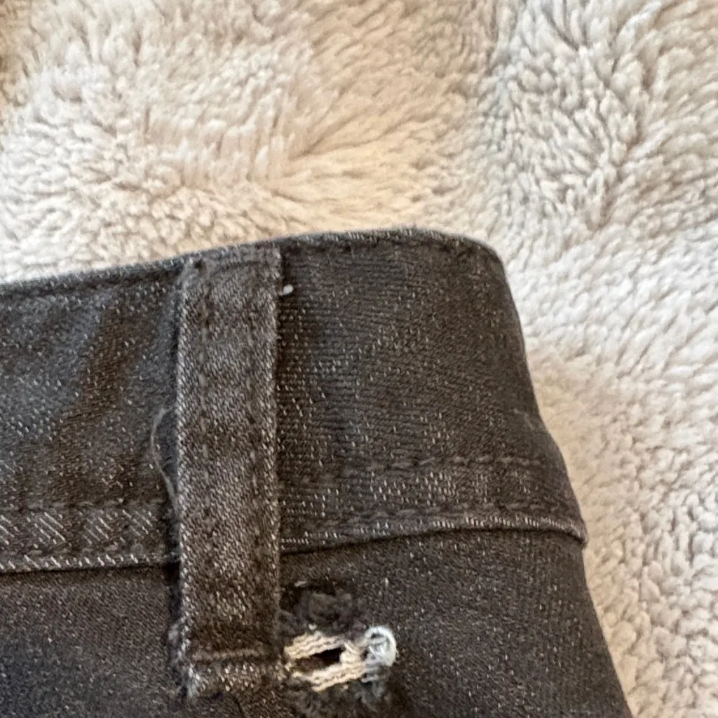 VGC Women’s Free People Black Distressed Women's Jeans size 29 - Image 7