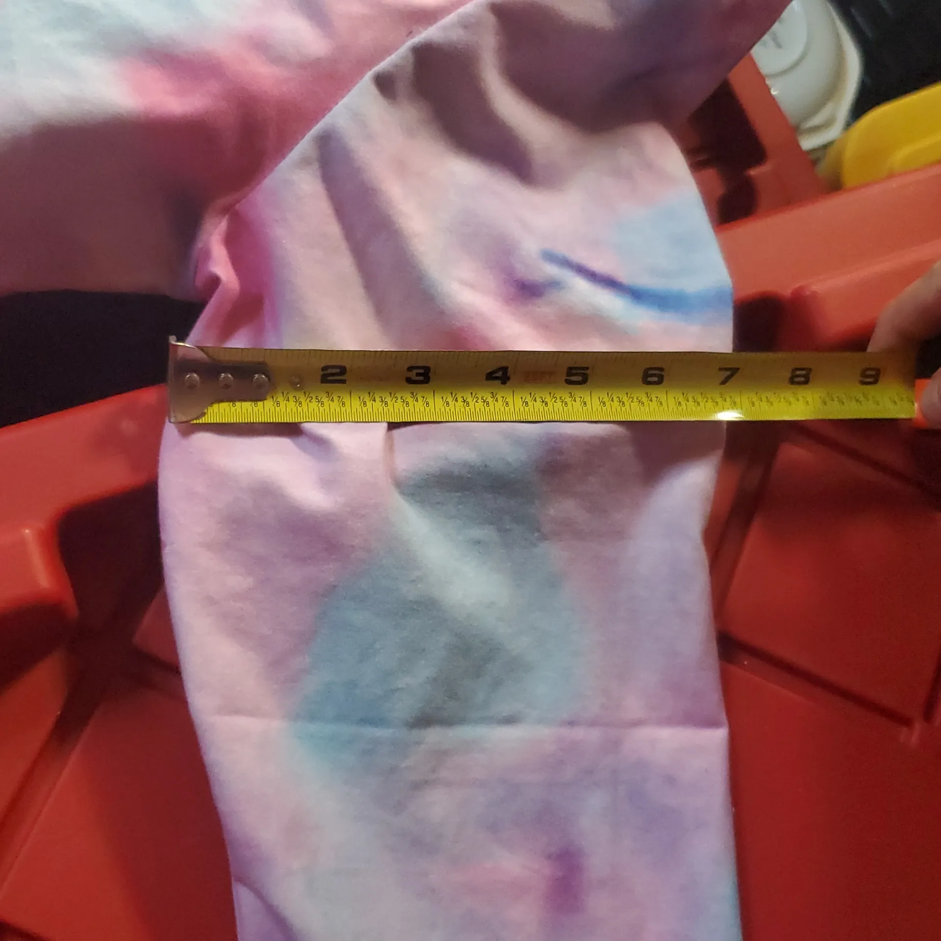 🐻 Tie dyed Long sleeved shirt Size L Pink Size L - Image 5