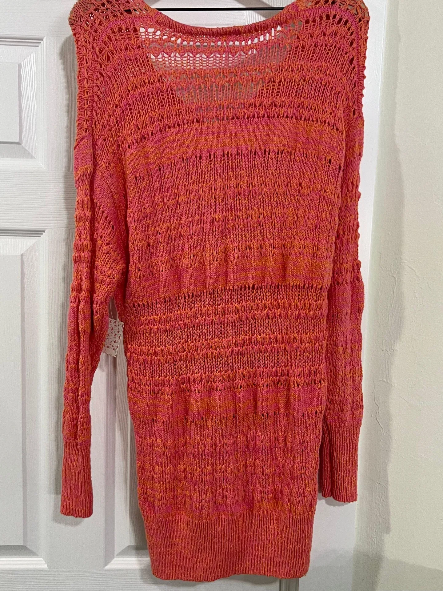 Free People Womens Hot Tropics V Neck Sweater Pullover Long Sleeve XS - Image 12