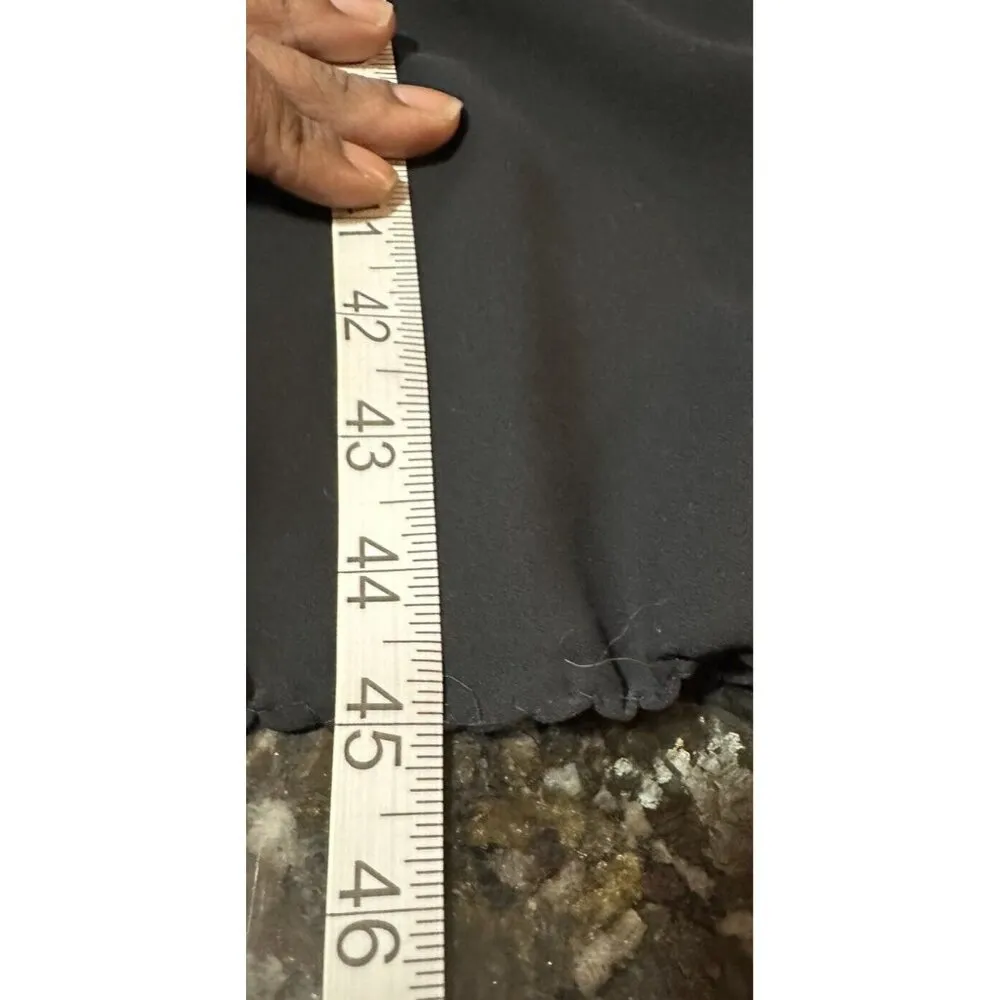 Women’s Sheer Black Maxi Slip Dress Y2K Adjustable Spaghetti Strap Goth Size 6 - Image 8