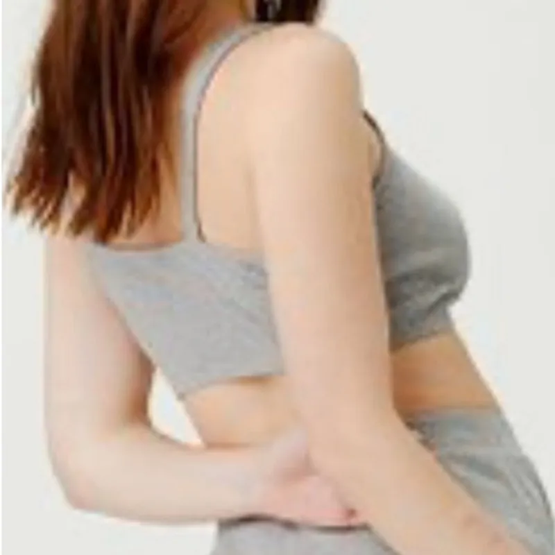 Free People Gray Oh Ribs Bralette Sz M - Image 12