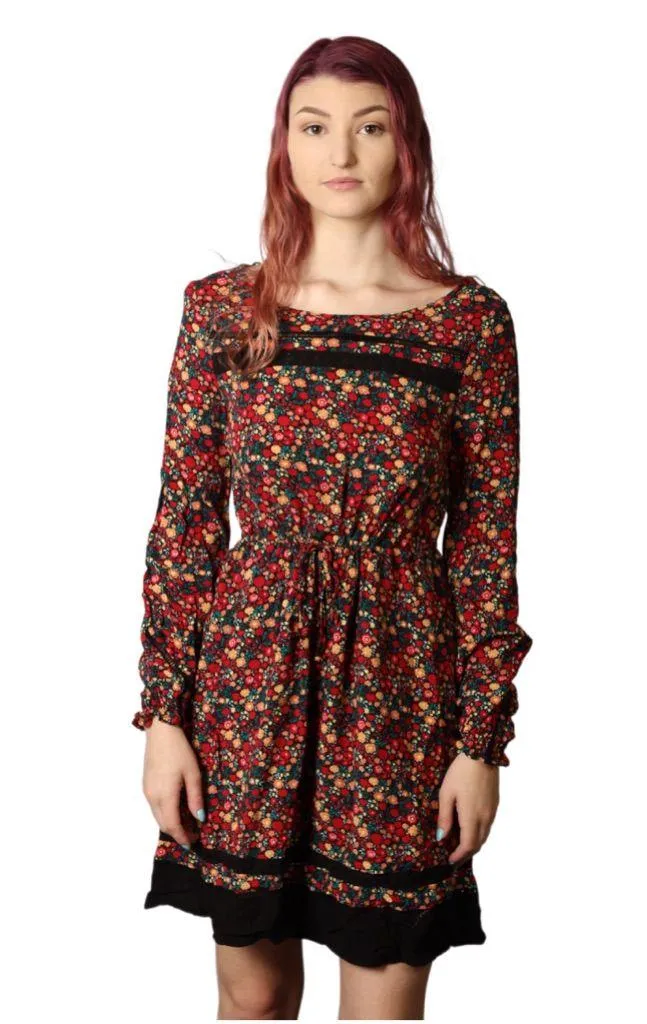 Women's LC Lauren Conrad Long Sleeve Floral Dress - S - Image 3