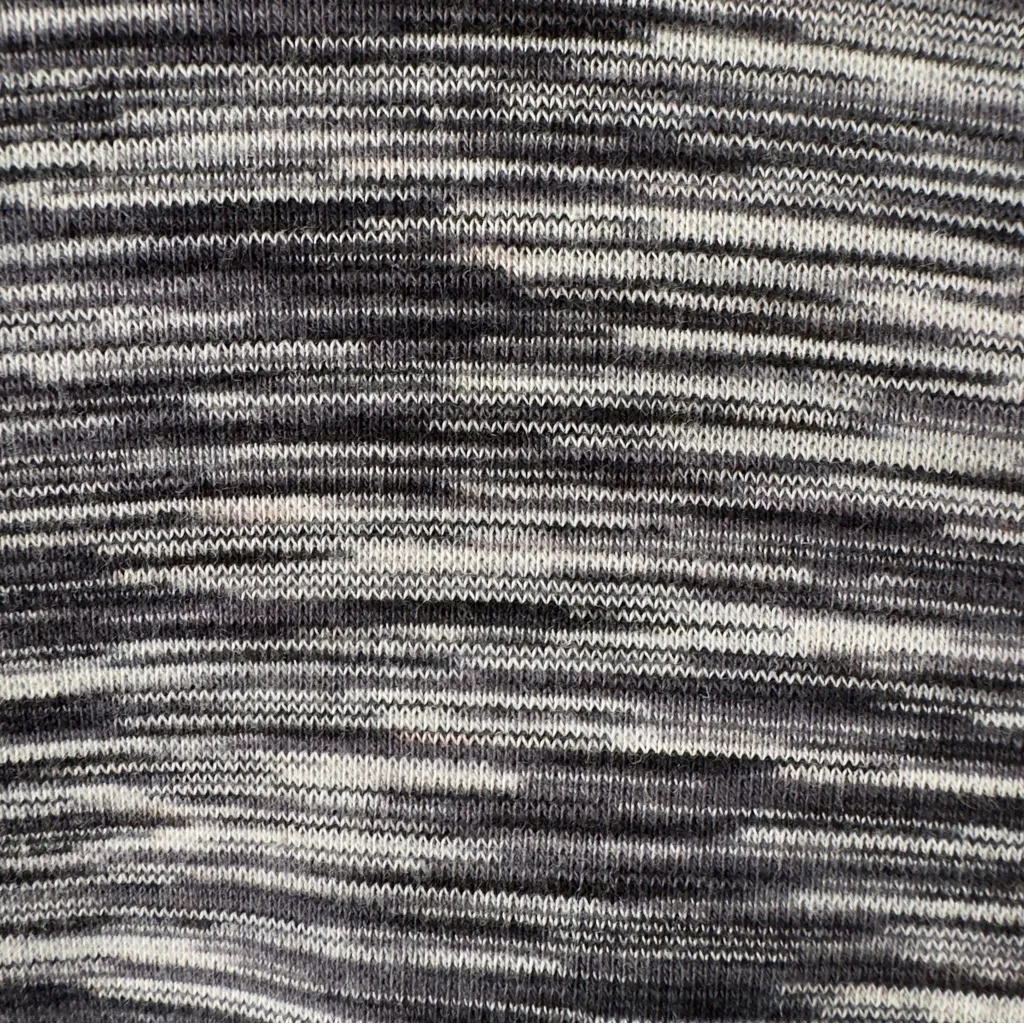 Free People Sunshine Turtleneck Top space dye Black and White 1/2 length sleeve - Image 7