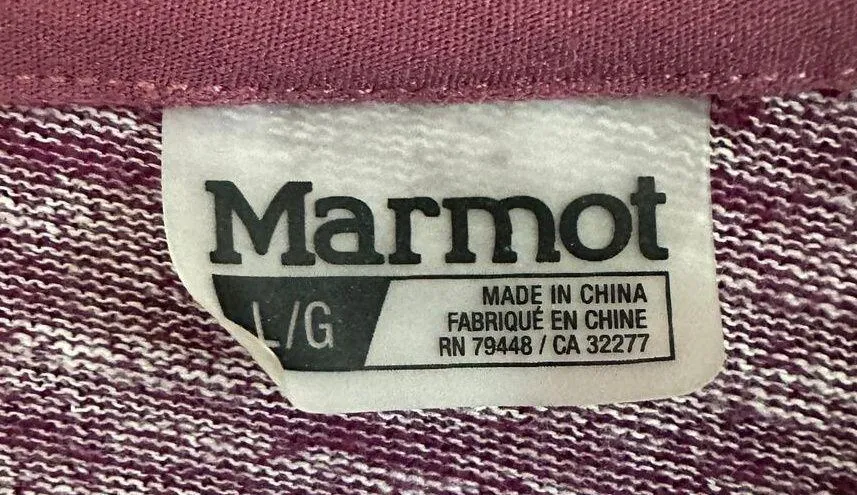 MARMOT | Heather Purple Hooded Light Hoodie | Size Large - Image 4