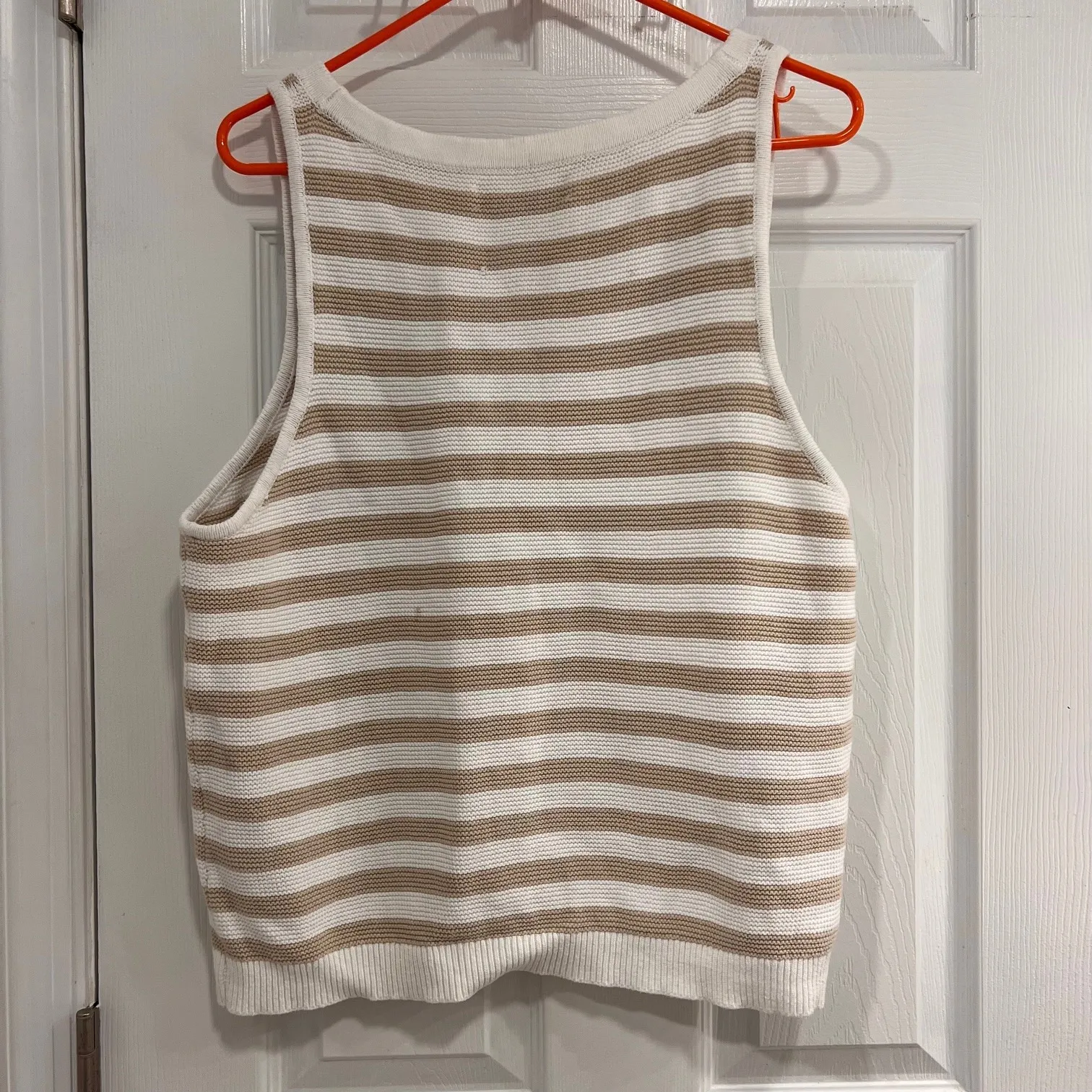 LOFT Knit Button Up Sleeveless Vest - Image 2