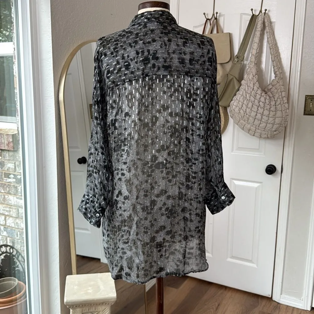 IRO Carn sheer button down metallic - Image 10