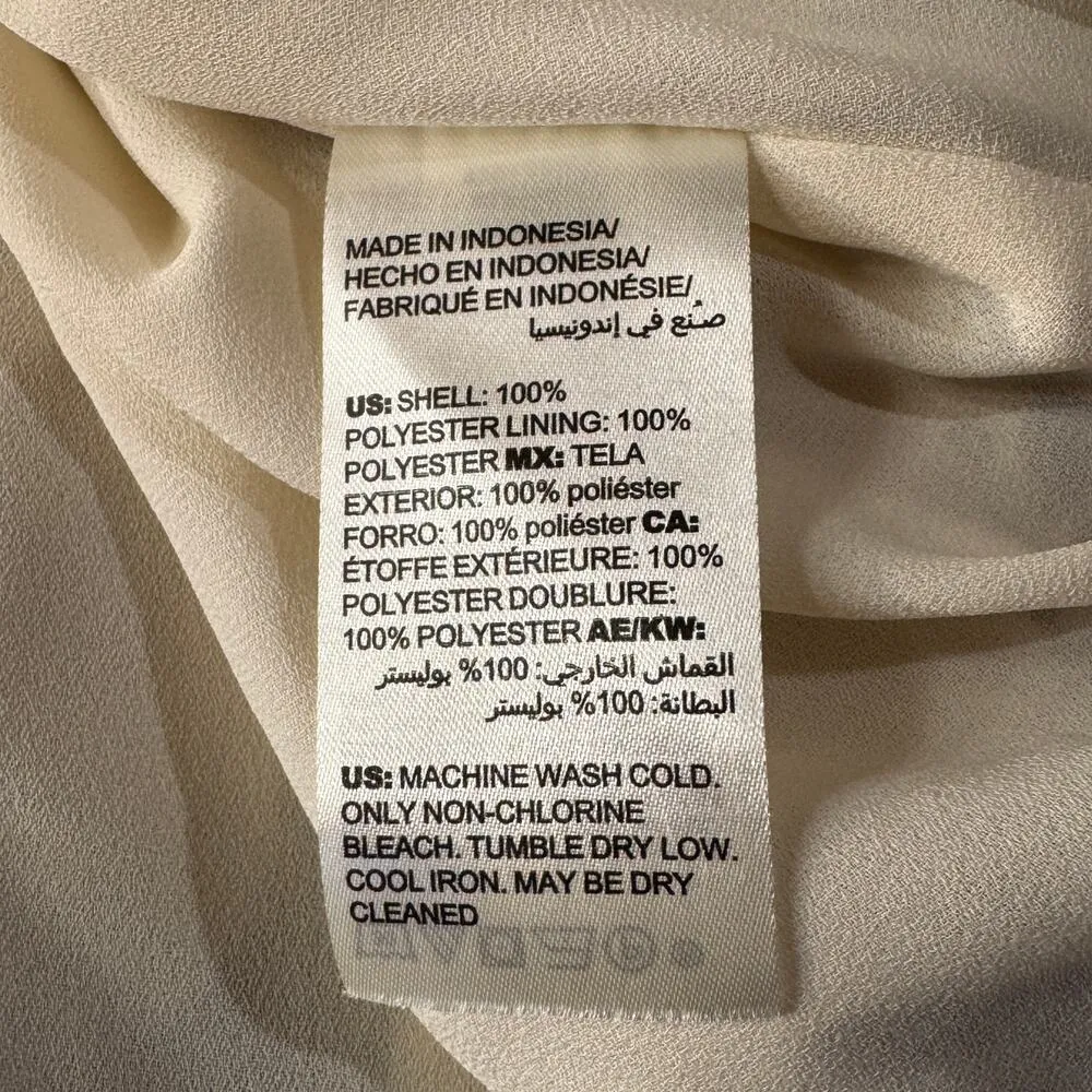 Chico’s Petite SZ 2P (Large) Top Paisley Accordion Pleats Long Sleeves Lined - Image 10