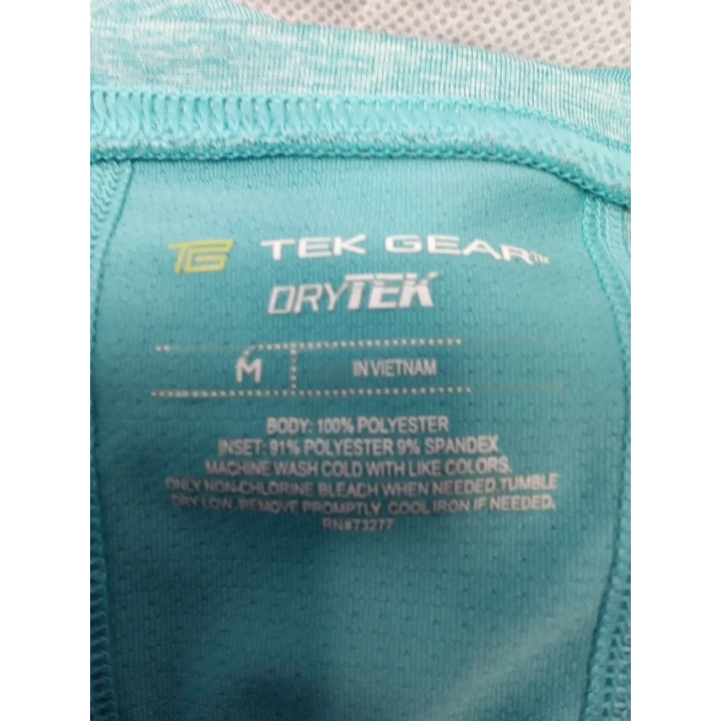 TEK GEAR  DRY TEK women’s medium ‎ blue V Neck - Image 10