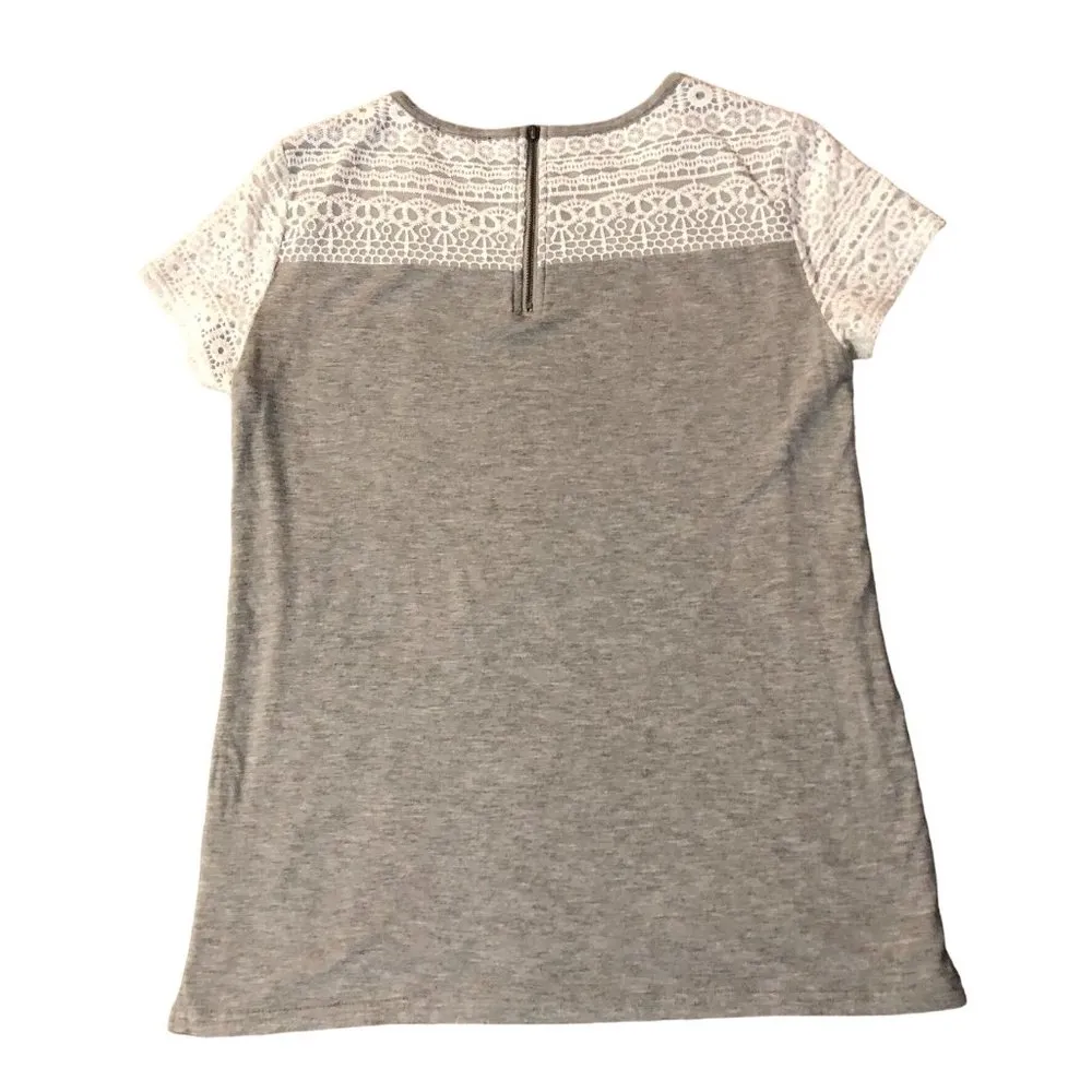Sojo Blouse Womens S Used Gray Cream - Image 5