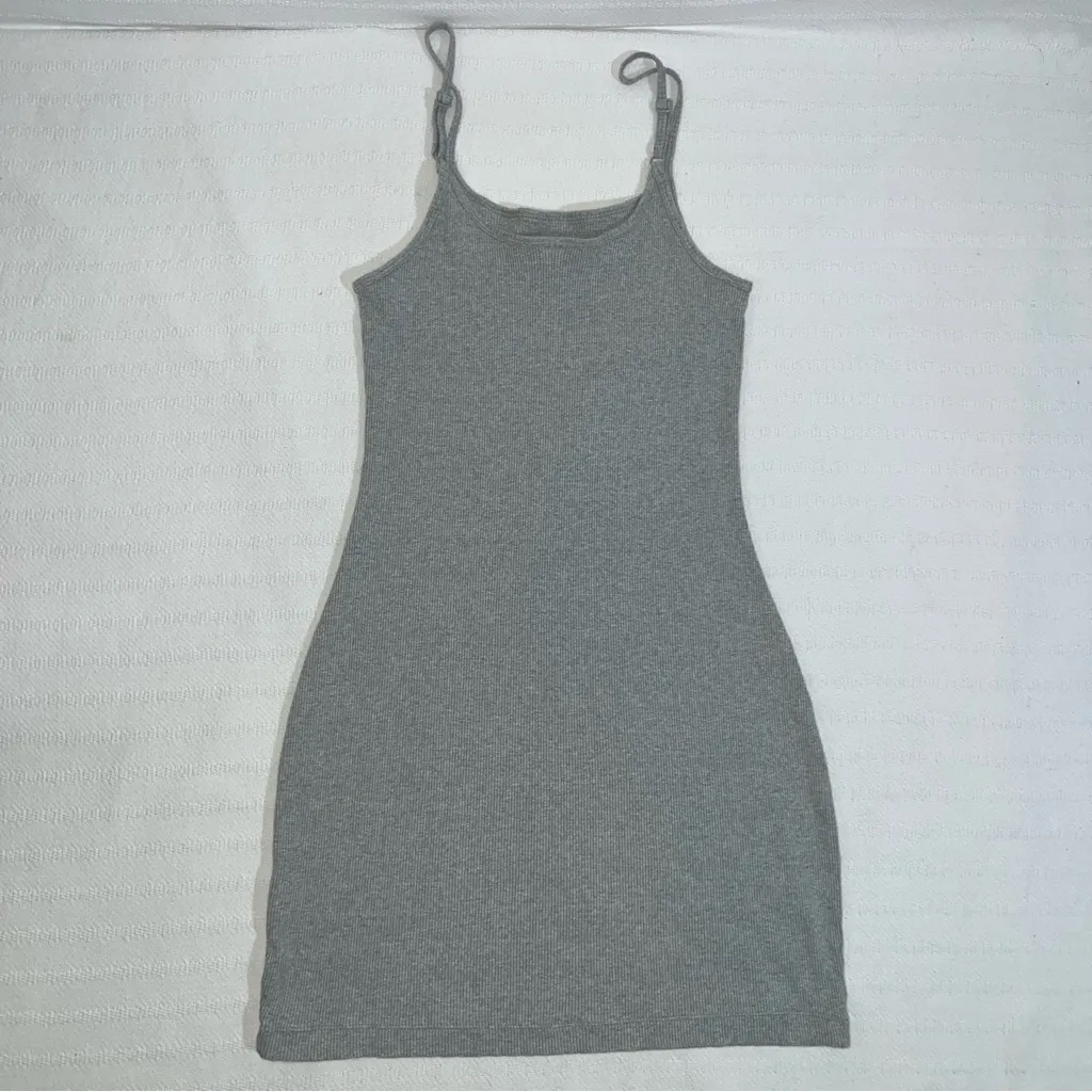 Nike Ribbed Tank Dress Womens Small Tennis Preppy Athleisure Minimalist - Image 3