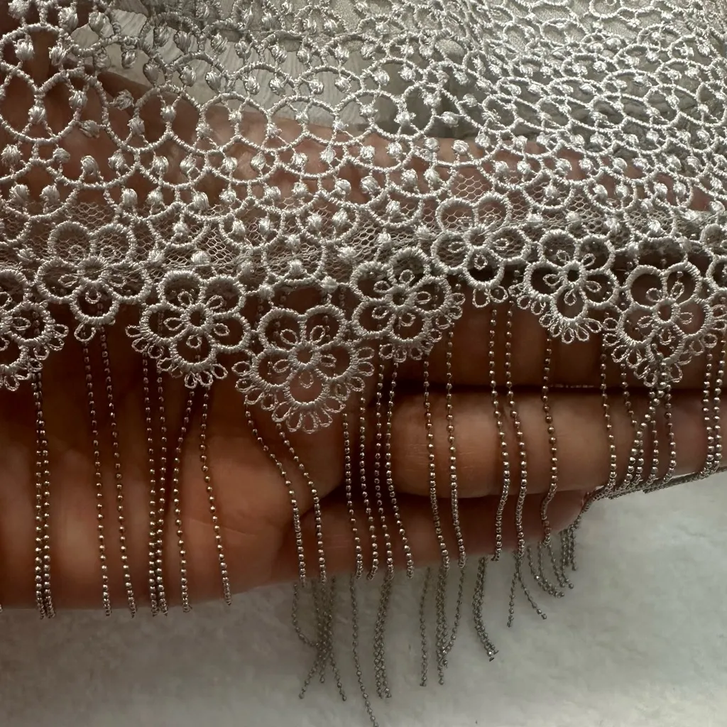 Elie Tahari NWT- $498  100% Silk Demetria Sleeveless Chain-Trim Silk Dress 8 - Image 12