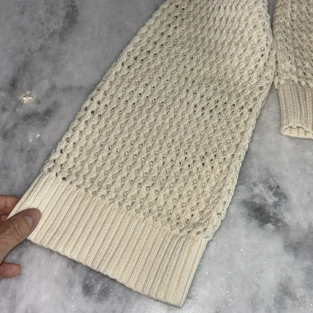 NSF BLAYNE CROCHET CROP CREW IN NATURAL Size undefined - Image 7