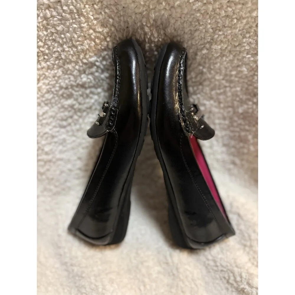 Chaps Connie Casual Horse Bit Loafers Black Shoes Size 8.5 B Classic Career - Image 2