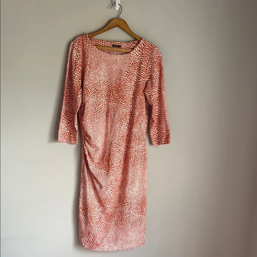 J McLaughlin Catalina Cloth ruched dress Large - Image 2