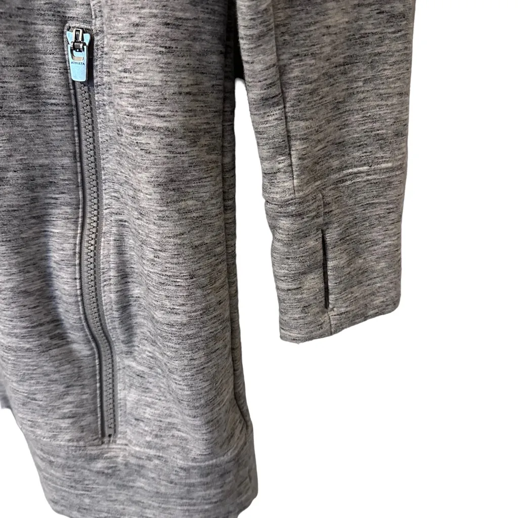 Athleta Gray Hoodie Tunic Dress‎ - Image 3