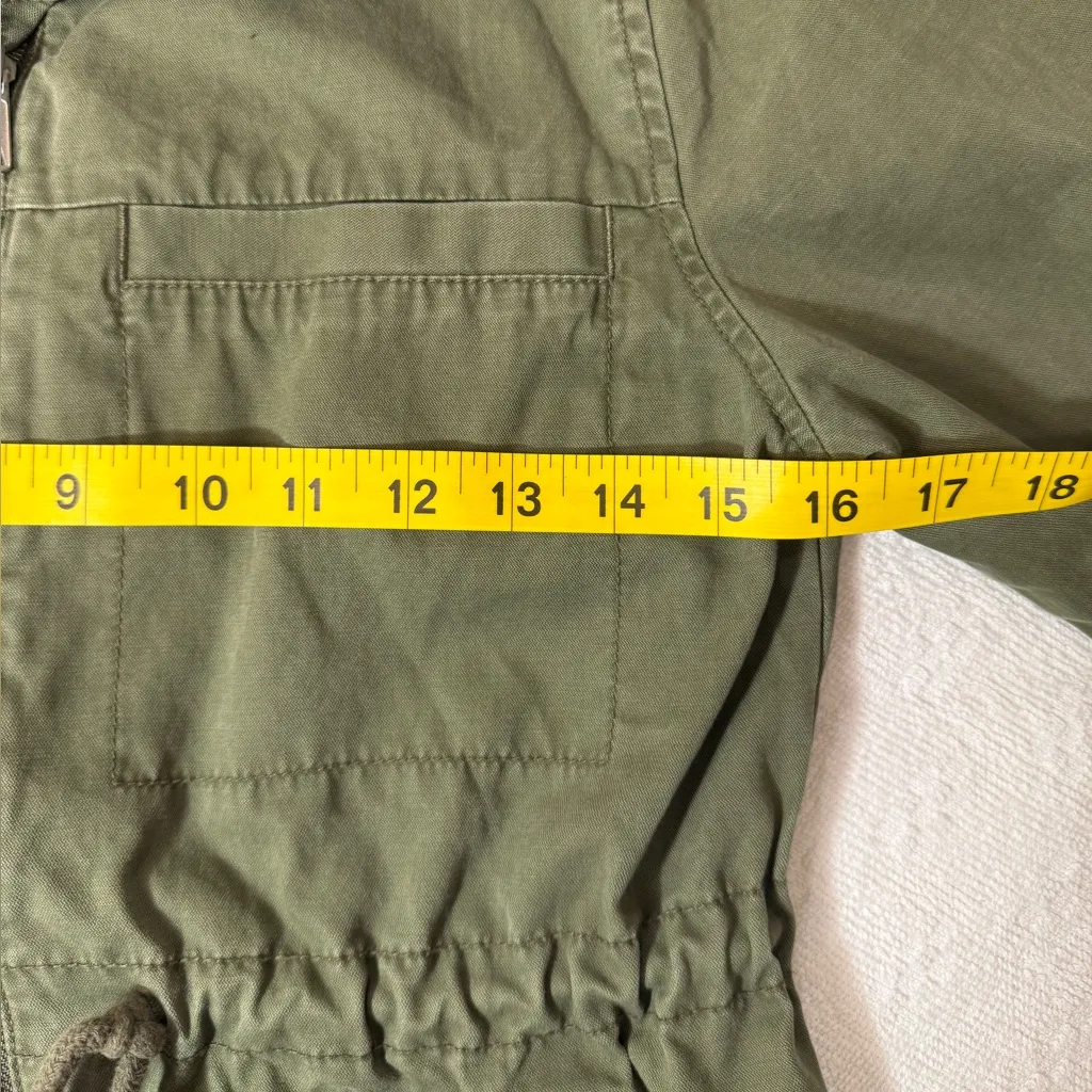 Old Navy Green Utility Jacket with Drawstring Waist - Image 5