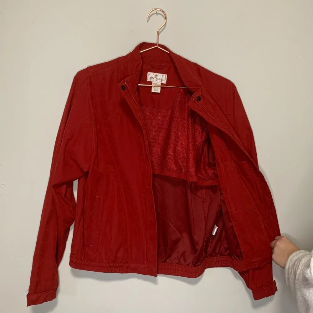 Antigua Womens Oklahoma Sooners Lightweight Jacket - Image 8