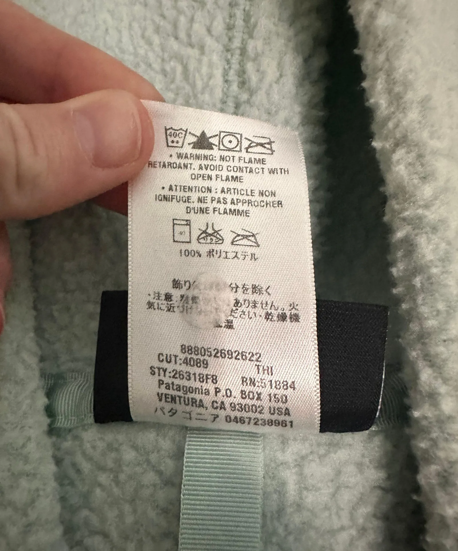 Patagonia Zip Up Fleece Jacket - Image 7