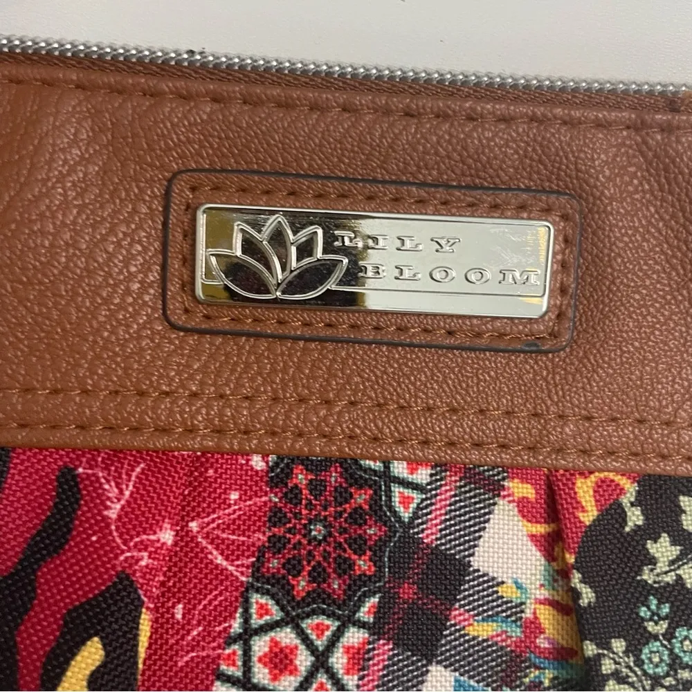 Lily Bloom Purse Crossbody Patchwork Floral Boho Bohemian Art To Wear Small - Image 3